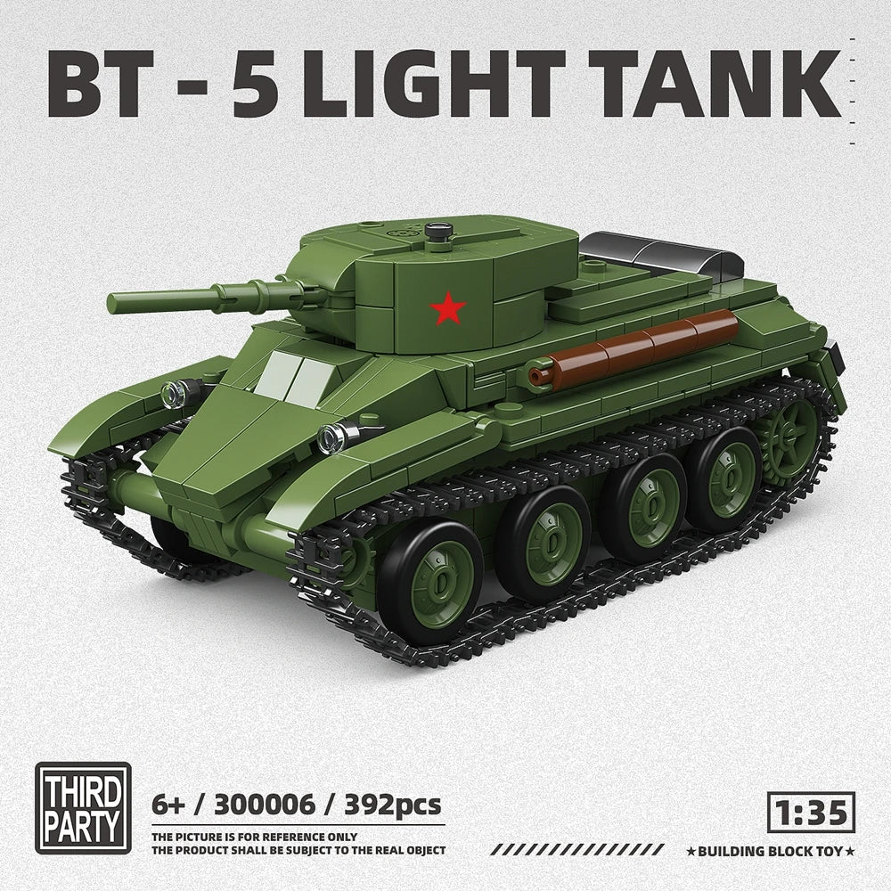 Ww2 Military Tank World War II PANZERJAGER I Building Blocks Bricks Collection Model Educational Toys for Boy Christmas Gifts