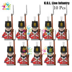 Kids Toys 22/10 Pcs Napoleonic Wars Military General Soldier Building Blocks Imperial Navy Figures Toys For Kids Birthday Gifts