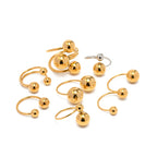 Geometrisch übertriebener Edelstahl-Kugel-Offenring-Set für Frauen Unregelmäßiges Design Runde verstellbare Schmuckgeschenk Anillos Mujer