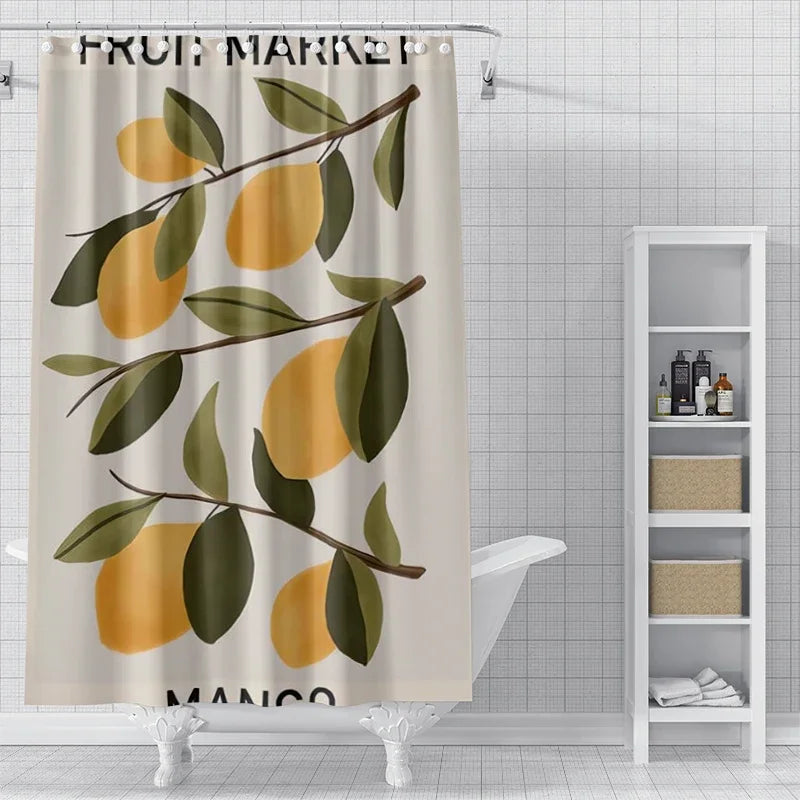 پرده دوش خانگی برای حمام پارچه ضدآب سبک حیوانات طبیعی پرده‌های حمام پرده دوش مدرن ۱۸۰x۲۰۰ ۲۴۰x۲۰۰