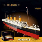 9090pcs Compatible Titanic Building Blocks MOC Display Movie Large Model Bricks Cruise Boat Steamship Toy Christmas Gifts 10294