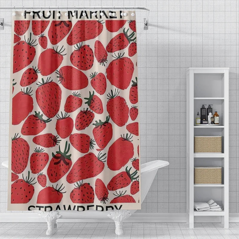 پرده دوش خانگی برای حمام پارچه ضدآب سبک حیوانات طبیعی پرده‌های حمام پرده دوش مدرن ۱۸۰x۲۰۰ ۲۴۰x۲۰۰