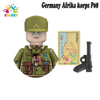 Kids Toys WW2 Soldiers Building Blocks Military Army Mini Action Figures Toys For Kids Christmas Gifts For Boys Birthday Gifts