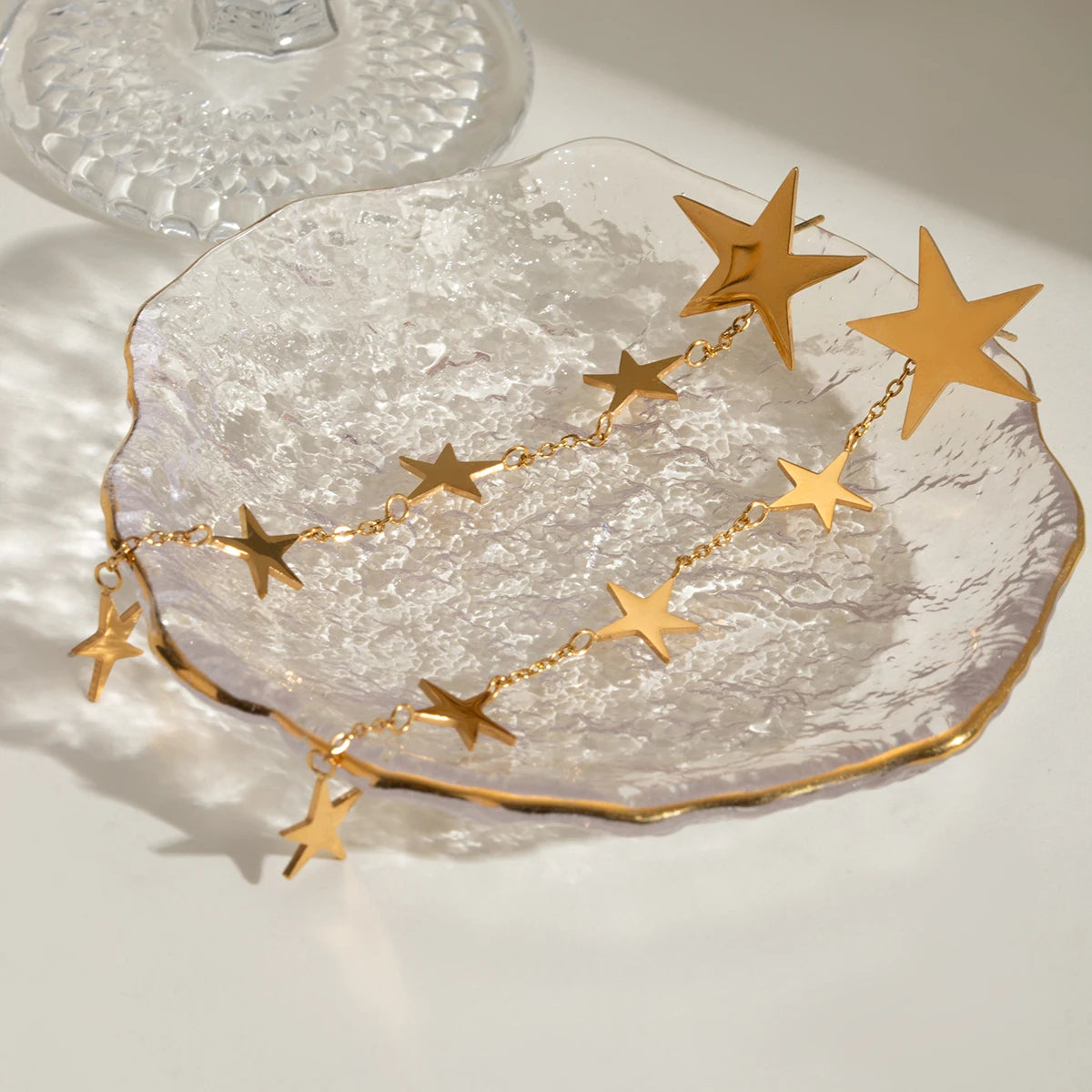 Minimalistische 18k vergoldete, glatt geschnittene pentagonale Quasten-Ohrringe aus Edelstahl für Damen, rostfrei, exquisite Schmuckstücke Bijoux