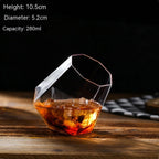 Shake Whiskey Glass Handmade - Grand Goldman