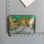 Shanghai refrigerator sticker tourist souvenir crystal glass magnetic Yuyuan Garden Bund Oriental Pearl China travel - Grand Goldman