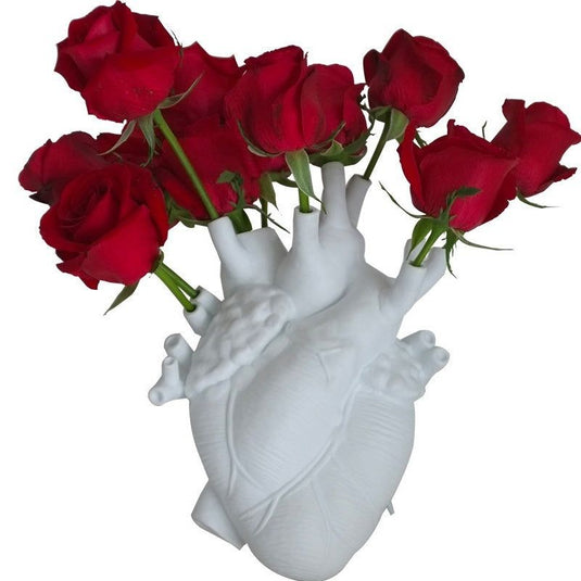 Shape Flower Vase Nordic Style Flower Pot Art Vases Sculpture Desktop Plant Pot For Home Decor Ornament Gifts - Grand Goldman