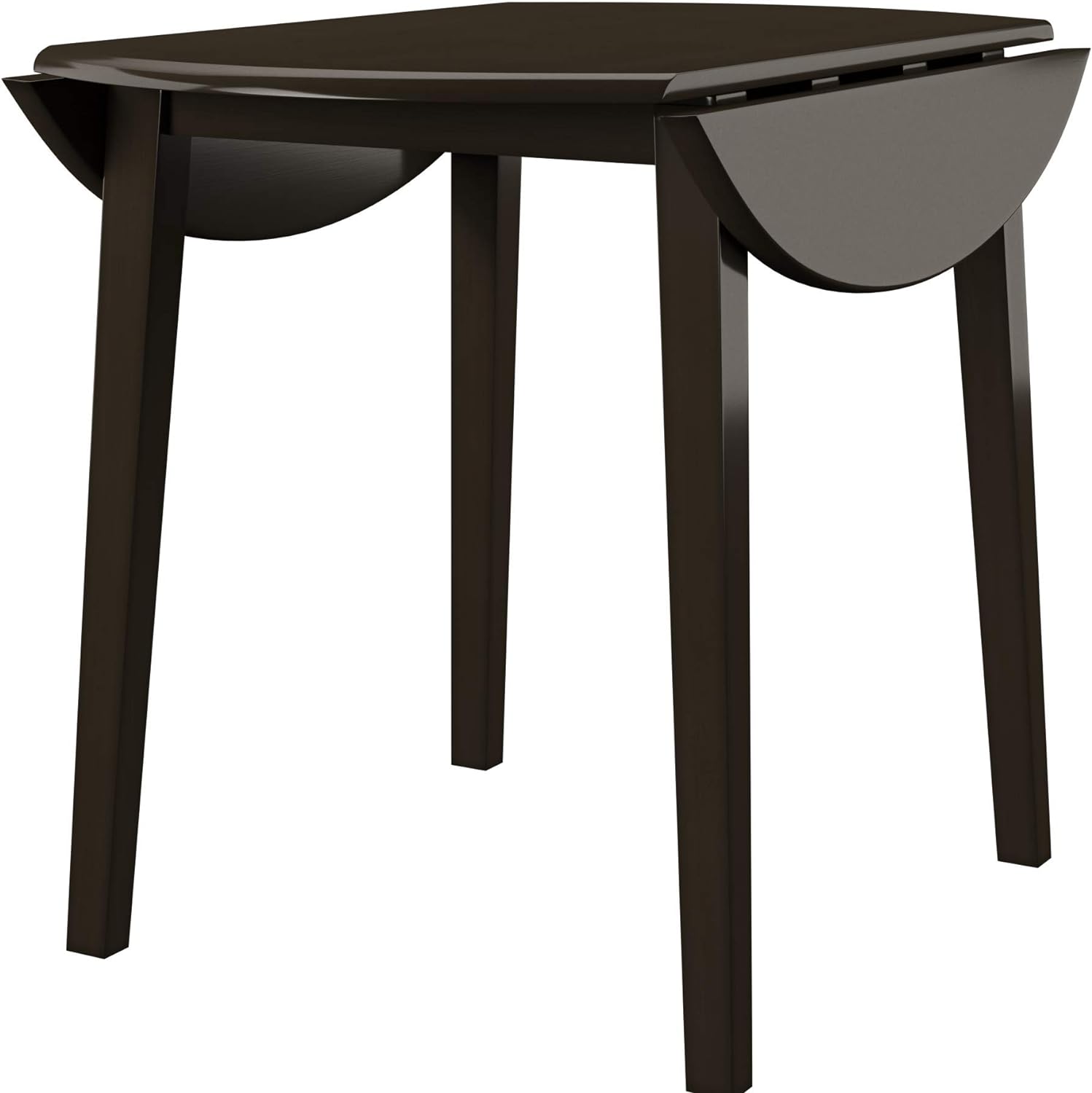 Signature Design by Ashley Hammis Round Dining Room Drop Leaf Table, Dark Brown - Grand Goldman