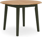 Signature Design by Ashley Hammis Round Dining Room Drop Leaf Table, Dark Brown - Grand Goldman