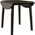 Signature Design by Ashley Hammis Round Dining Room Drop Leaf Table, Dark Brown - Grand Goldman