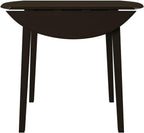 Signature Design by Ashley Hammis Round Dining Room Drop Leaf Table, Dark Brown - Grand Goldman