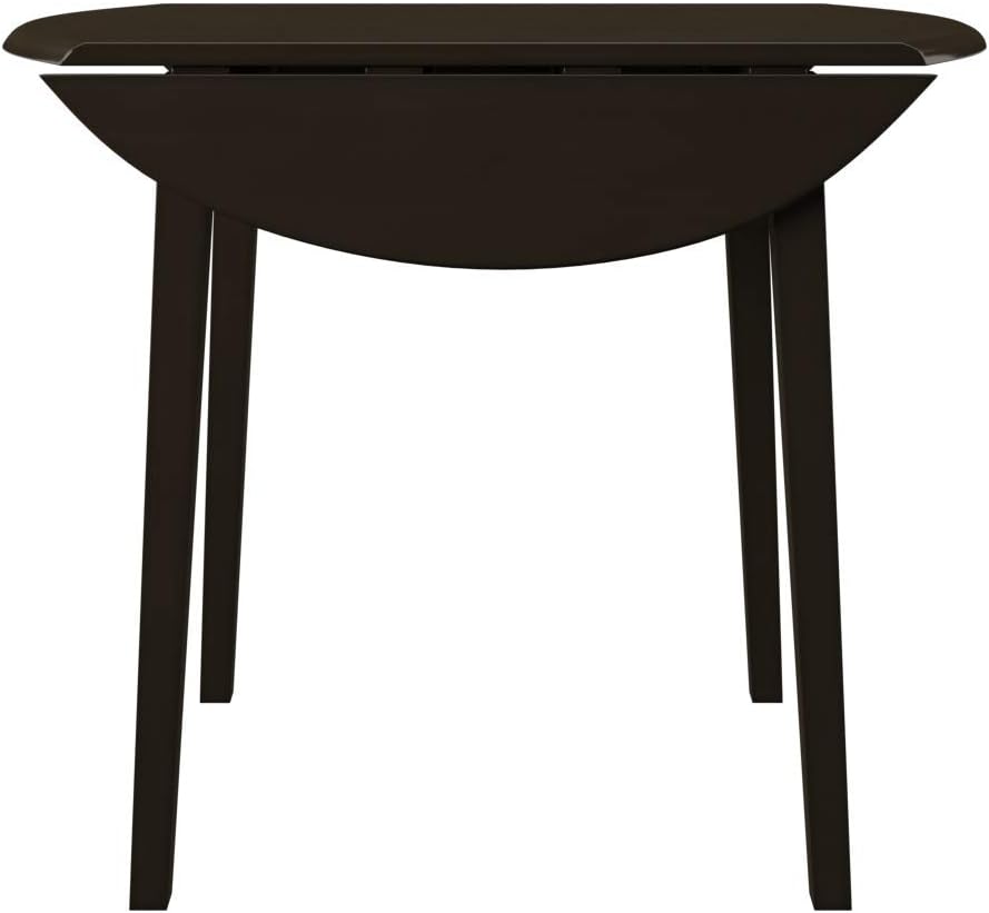 Signature Design by Ashley Hammis Round Dining Room Drop Leaf Table, Dark Brown - Grand Goldman