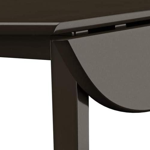 Signature Design by Ashley Hammis Round Dining Room Drop Leaf Table, Dark Brown - Grand Goldman
