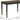 Signature Design by Ashley Kimonte Rectangular Dining Room Table, Black - Grand Goldman