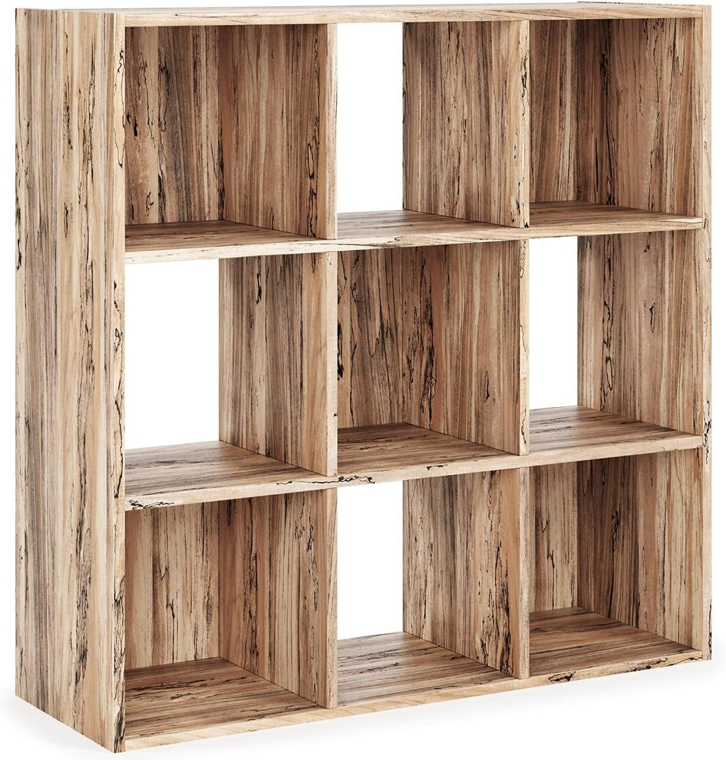 Signature Design by Ashley Langdrew 8 Cube Storage Organizer or Bookcase, Black - Grand Goldman