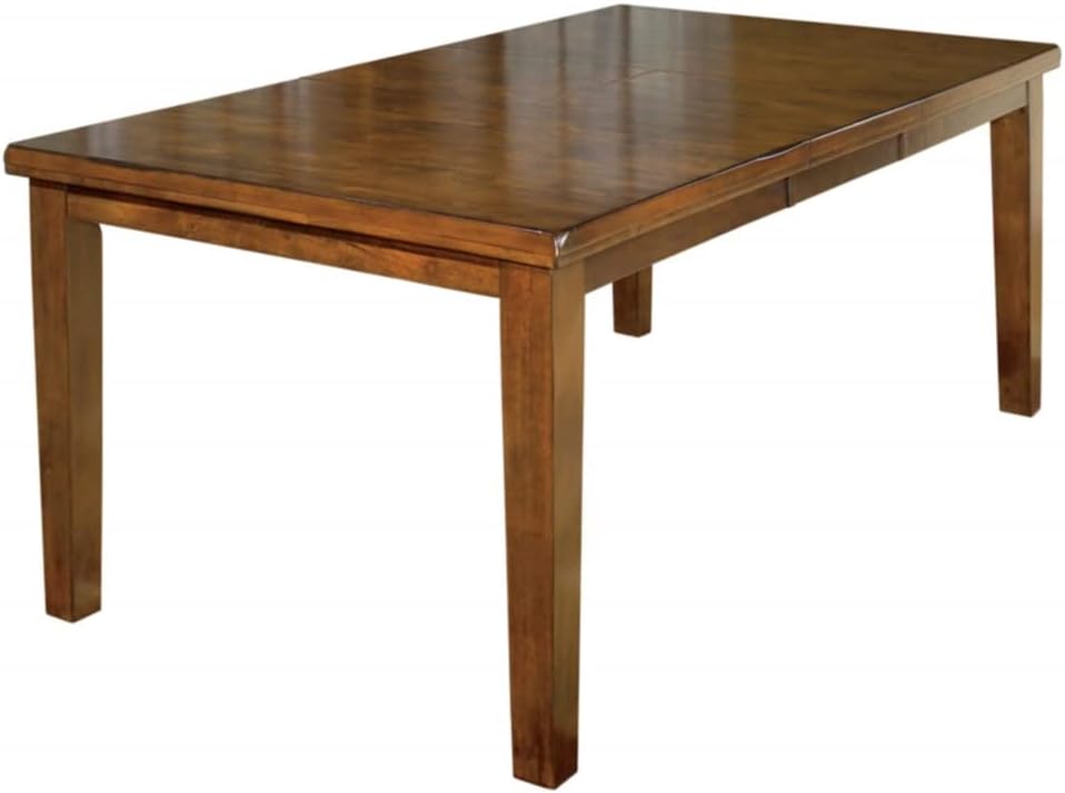 Signature Design by Ashley Ralene Traditional Dining Room Extension Table, Medium Brown - Grand Goldman