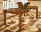Signature Design by Ashley Ralene Traditional Dining Room Extension Table, Medium Brown - Grand Goldman