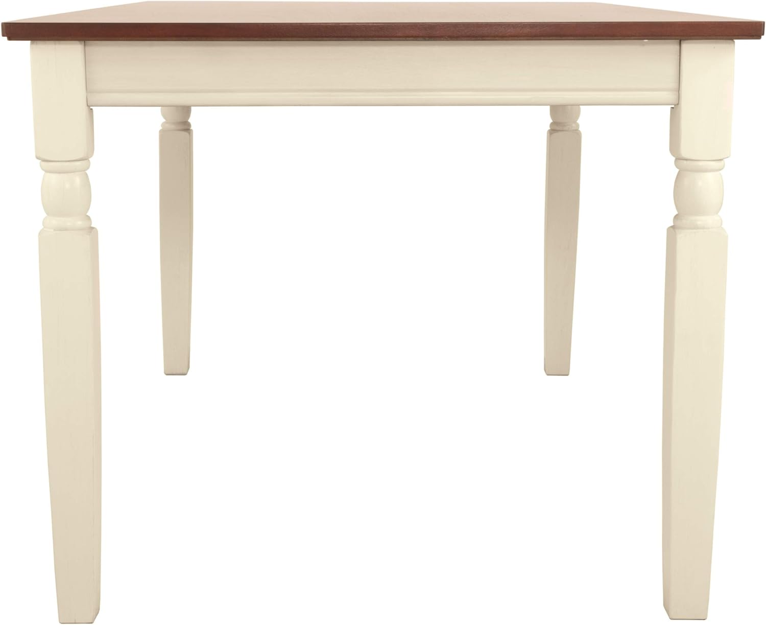 Signature Design by Ashley Whitesburg Cottage Dining Table, Seats up to 6, Brown & Antique White - Grand Goldman