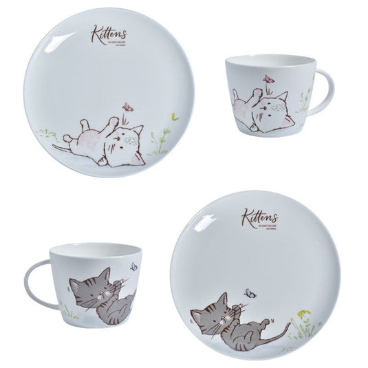 Simple Cat Ceramic Western Dish Bone China Breakfast Plate Household Tableware - Grand Goldman