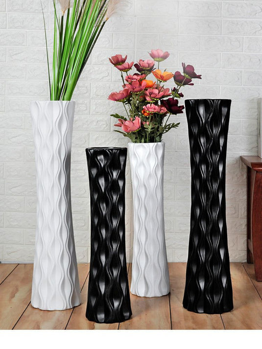 Simple Ceramic Large Floor Vase - Grand Goldman