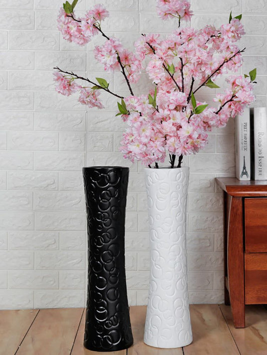 Simple Ceramic Large Floor Vase - Grand Goldman