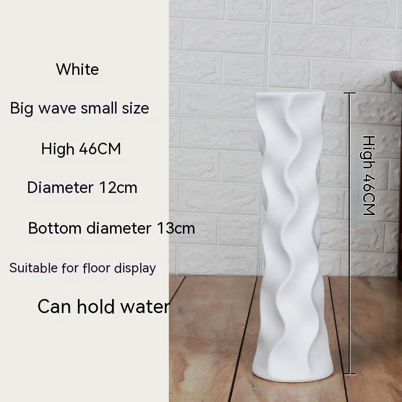 Simple Ceramic Large Floor Vase - Grand Goldman