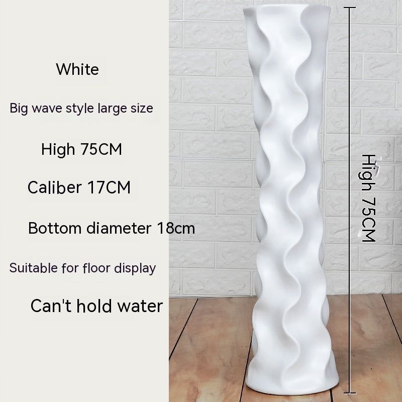 Simple Ceramic Large Floor Vase - Grand Goldman