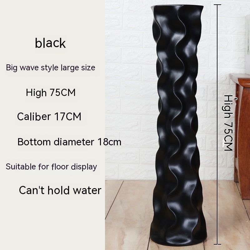 Simple Ceramic Large Floor Vase - Grand Goldman