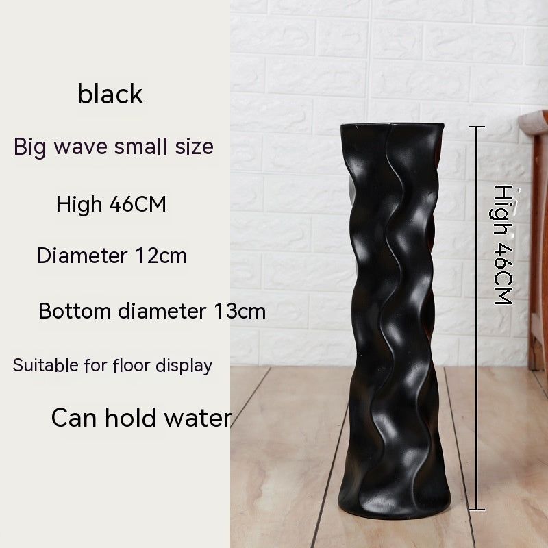 Simple Ceramic Large Floor Vase - Grand Goldman
