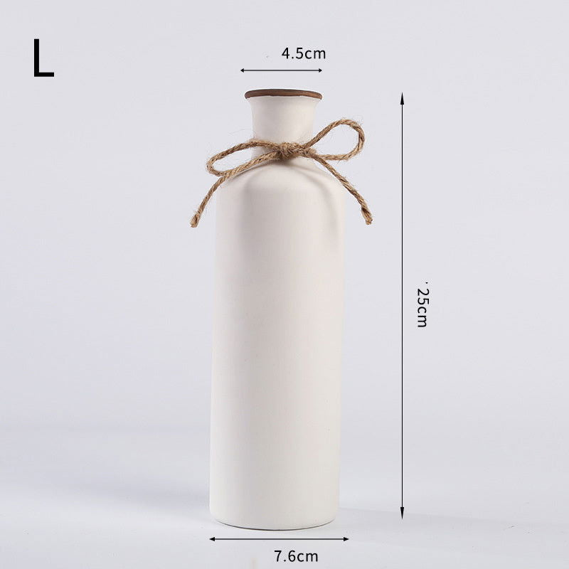 Simple European Ceramic Vase For Home Decoration - Grand Goldman