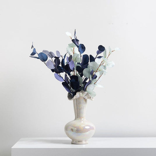 Simple Lace Vase Ceramic Flower Vessel - Grand Goldman