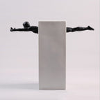Simple Modern Abstract Athlete Sculpture Ornament - Grand Goldman