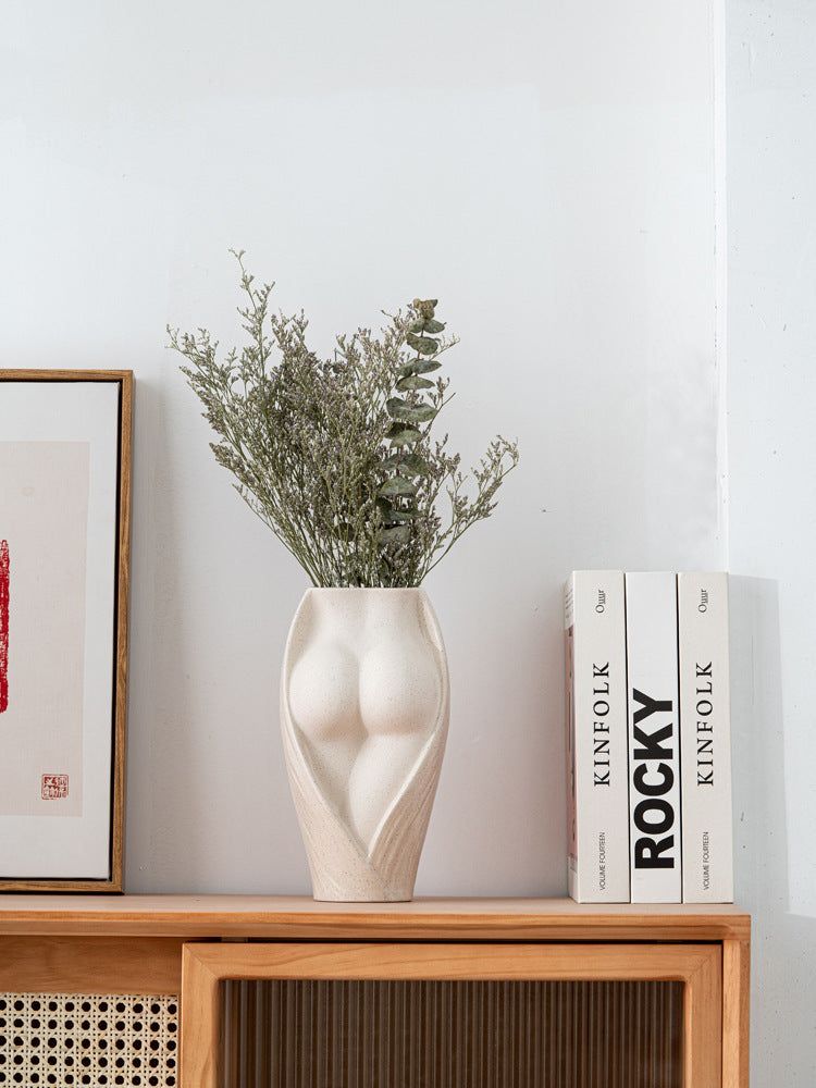 Simple Modern Ceramic Flower Vase - Grand Goldman