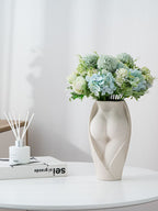 Simple Modern Ceramic Flower Vase - Grand Goldman