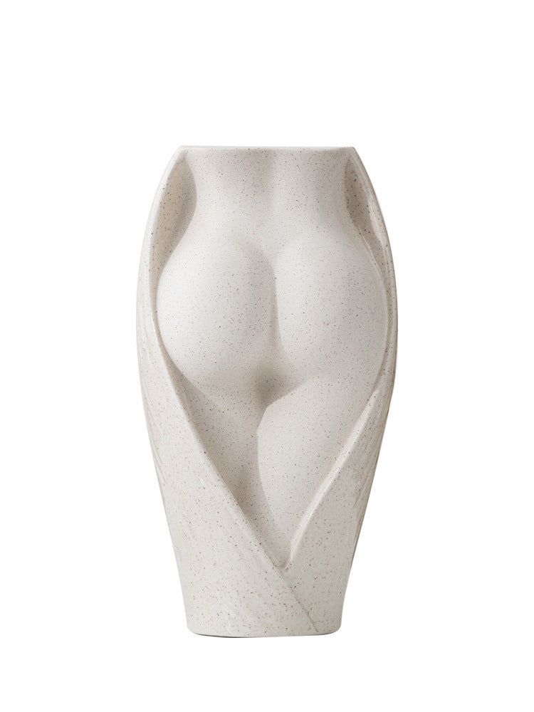 Simple Modern Ceramic Flower Vase - Grand Goldman