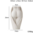 Simple Modern Ceramic Flower Vase - Grand Goldman