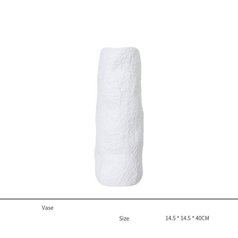 Simple Nordic Handmade Ceramic Creative Natural Vase - Grand Goldman