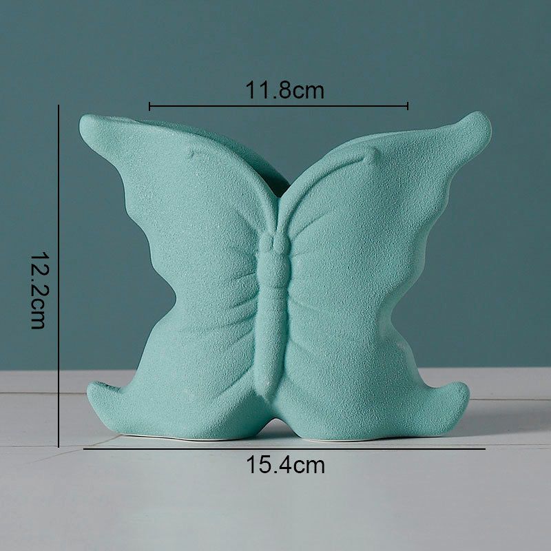 Simple Solid Color Ceramic Vases European Flower Arrangement Plant Pots - Grand Goldman