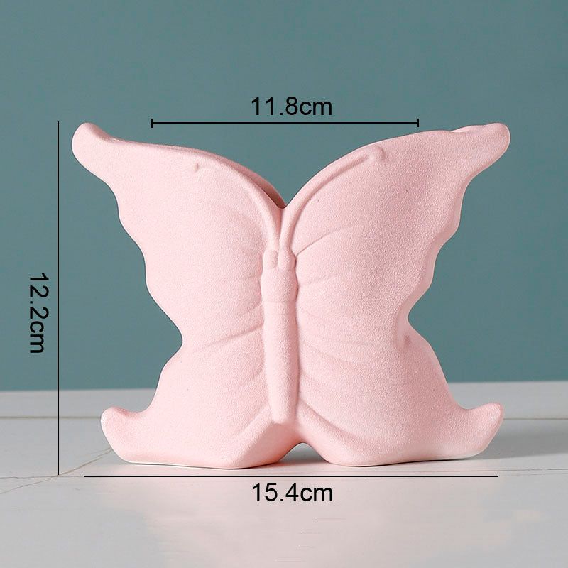 Simple Solid Color Ceramic Vases European Flower Arrangement Plant Pots - Grand Goldman