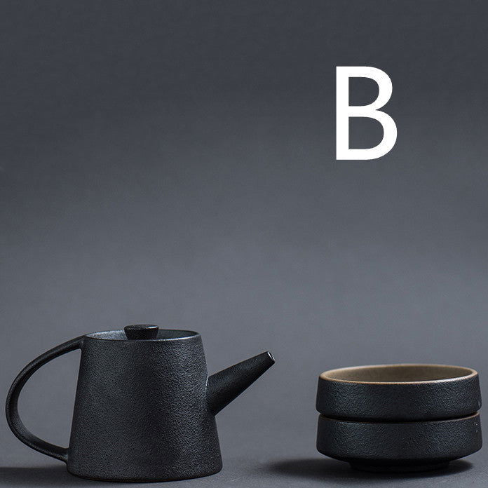 Simple Stoneware Tea Ceremony Office Kung Fu Tea Set - Grand Goldman
