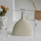 Simplicity Ceramic Vase Dry Flower Arrangement Home Decoration Ornament Living Room Display Art Vases - Grand Goldman