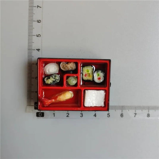 Simulated Food Box Japan Korea Sushi Food Fridge Sticker Silicone Magnetic Sticker Wooden Mini Red Wine Ornaments Kitchen Decor - Grand Goldman