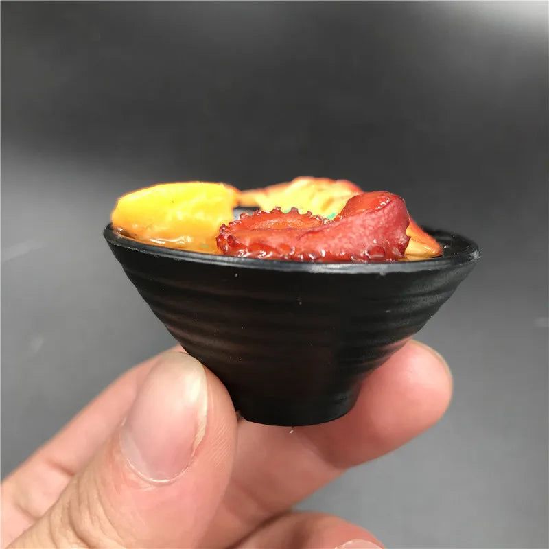 Simulation Food Refrigerator Stickers Japanese-Style Stretched Noodles 3D Magnetic Creative Foreign Trade Fridge Magnet Decor - Grand Goldman