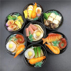 Simulation Food Refrigerator Stickers Japanese-Style Stretched Noodles 3D Magnetic Creative Foreign Trade Fridge Magnet Decor - Grand Goldman