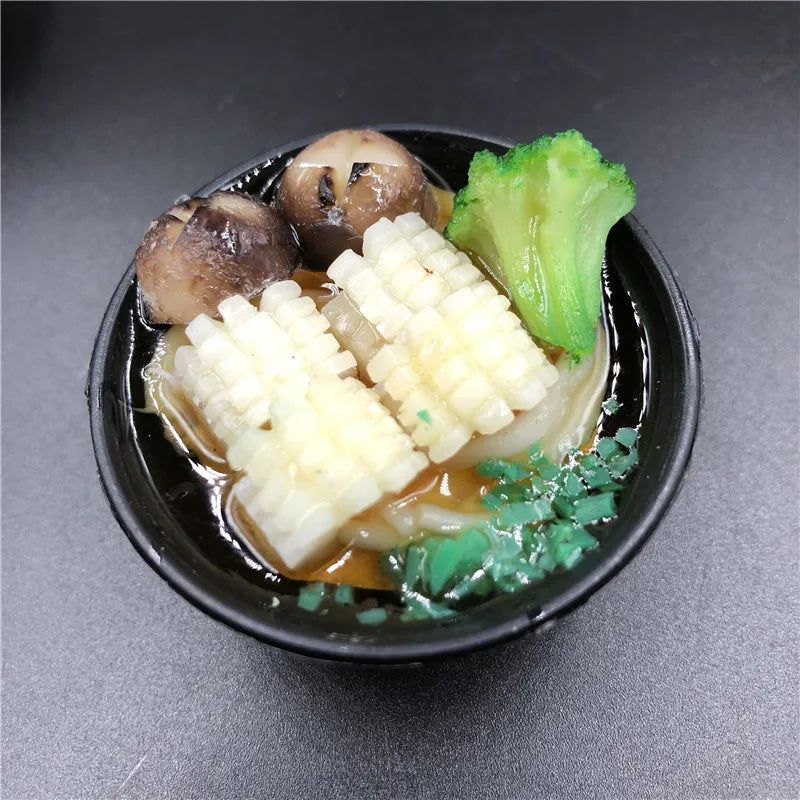 Simulation Food Refrigerator Stickers Japanese-Style Stretched Noodles 3D Magnetic Creative Foreign Trade Fridge Magnet Decor - Grand Goldman