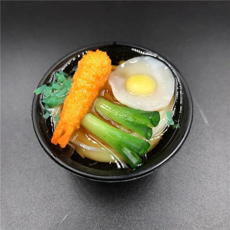 Simulation Food Refrigerator Stickers Japanese-Style Stretched Noodles 3D Magnetic Creative Foreign Trade Fridge Magnet Decor - Grand Goldman