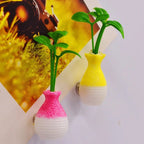 Simulation Vase Refrigerator Stickers Flower Pot Magnetic Stickers Decoration Crafts Gifts Fridge Magnet  Decorative Magnets - Grand Goldman