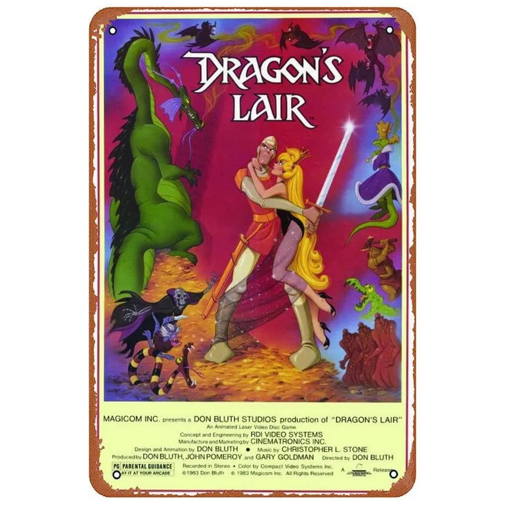 Sin City E.T. Metal Tin Signs Classic Movie Posters Plate Wall Decor for Home Film Bars Man Cave Cafe Clubs Garage Retro Posters - Grand Goldman