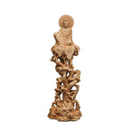 Sitting Tree Vine Guanyin Buddha Statue Ornaments Wooden Crafts - Grand Goldman