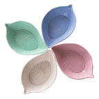 Small Straw Leaves Saucer Creative Snacks Plate Japanese Style Tableware Vinegar Dish - Grand Goldman